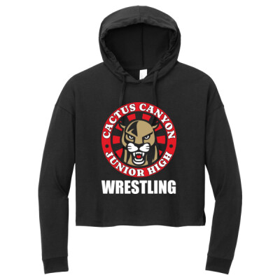 Women's Triblend Midi Long Sleeve Hoodie Thumbnail