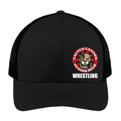 Snapback Trucker - Printed wrestling left front logo  Thumbnail